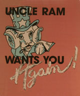 1990 logo with Uncle Ram