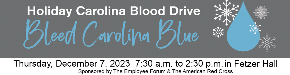 Carolina Blood Drive Website